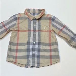 BUBERRY CHILDREN button down/boys